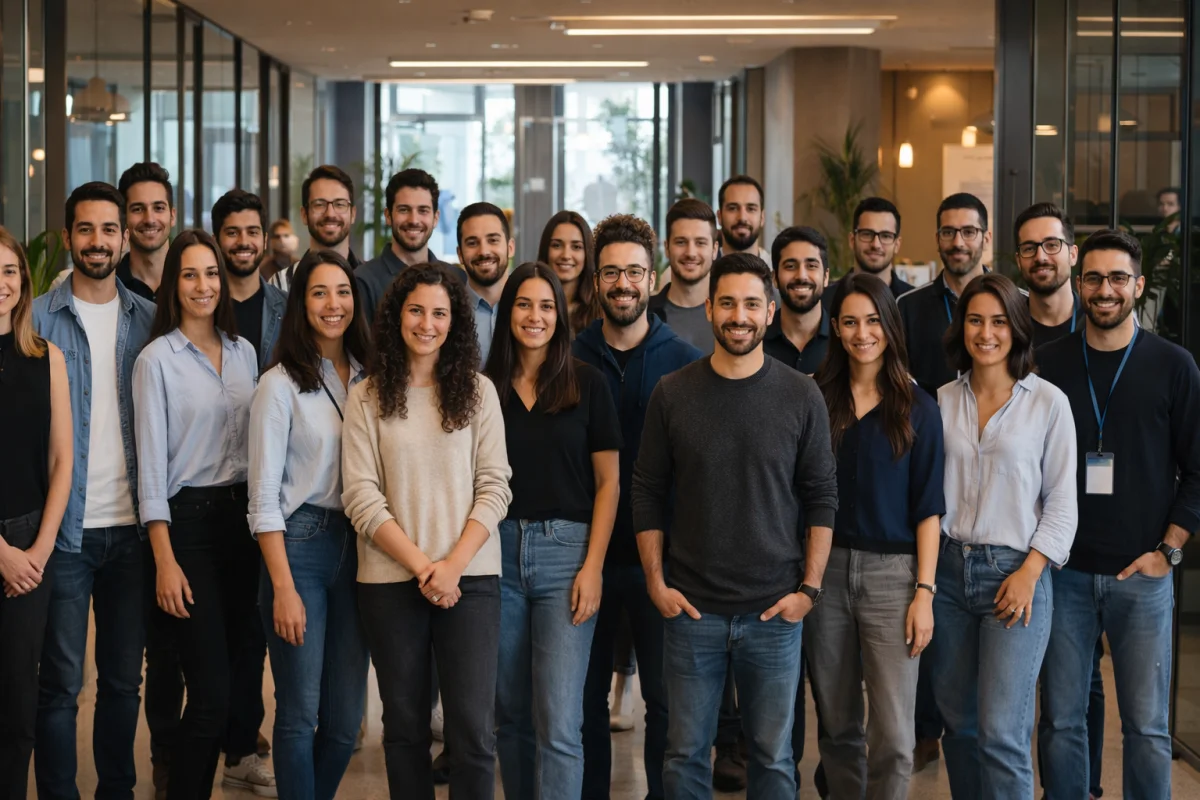 Task360 Gruppenfoto am Hauptsitz Istanbul