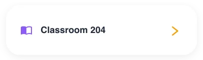 Classroom 204 location badge
