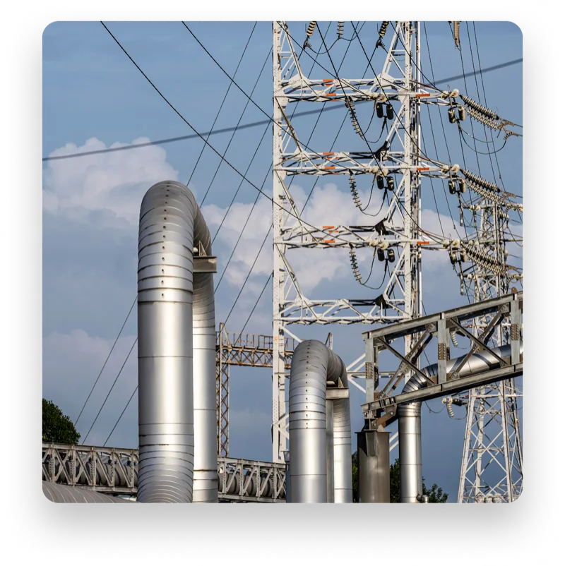 Energy utility power transmission infrastructure