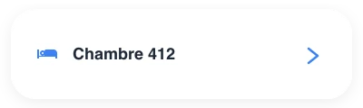 Emplacement Chambre 412