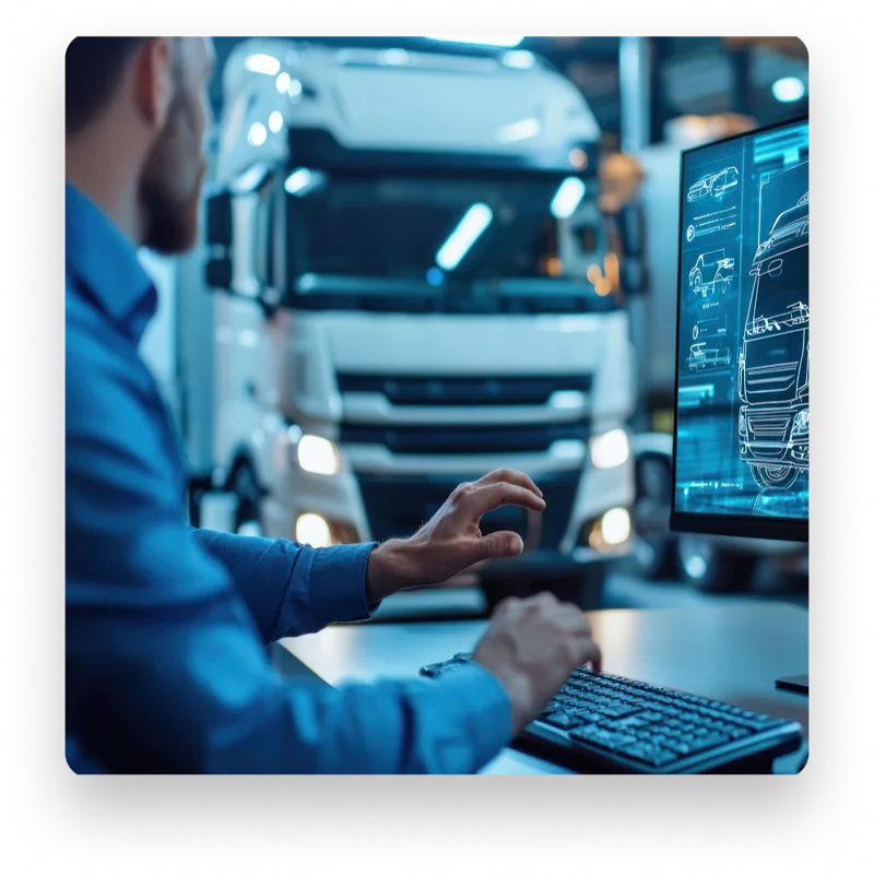 Fleet management and truck logistics