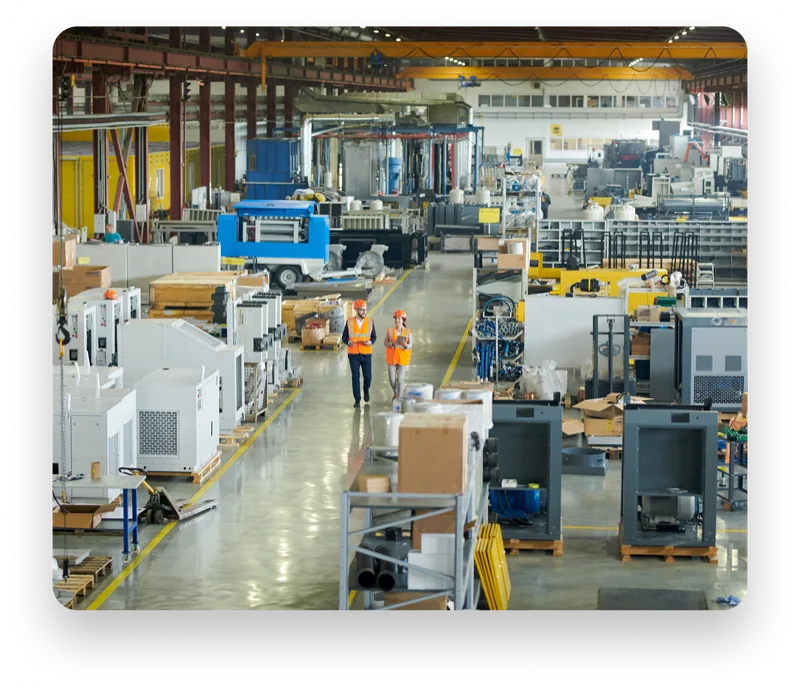 Manufacturing plant equipment