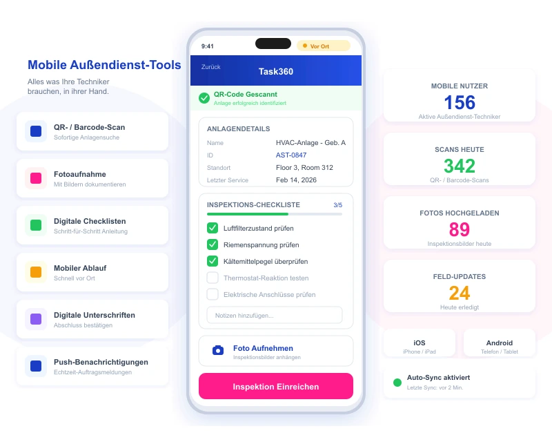 Task360 mobile work order management