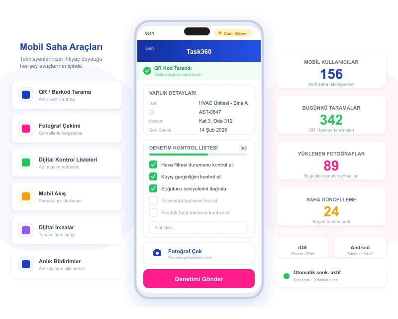 Task360 mobile work order management